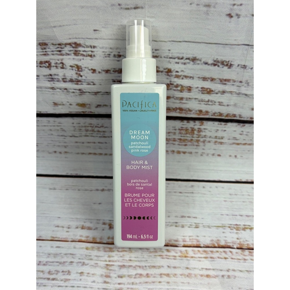 Pacifica Dream Moon Hair & Body Mist 6.5 fl oz Patchouli Sandalwood Pink Rose